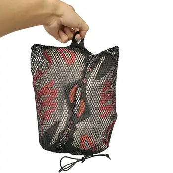  Сетчатая сумка для хранения на шнурке Спортивная спортивная сумка Многоцелевая сетчатая дорожная сумка Дышащий Подвесной для плавания Дайвинг Снорклинг