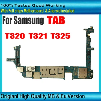  Бесплатная доставка Оригинал Для Samsung Galaxy Tab T320 T321 T325 Материнская плата с чипами Android Разблокированная материнская плата Версия для ЕС