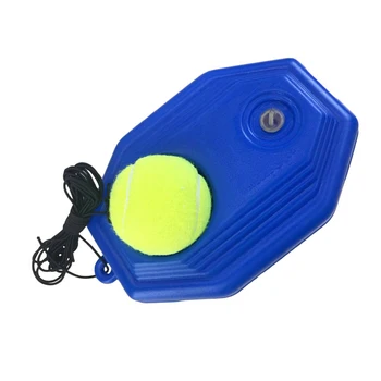  Комплект теннисного оборудования Портативный теннисный самотренажер с 1 эластичным веревочным мячом 1 ABS Trainer Base для детей, взрослых, начинающих