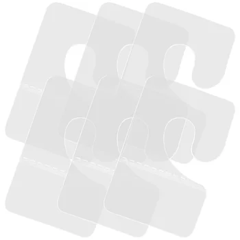  100 шт. Настенные липкие вкладки Розничный магазин Дисплей Вкладки Крючки Самоклеящиеся прозрачные крючки