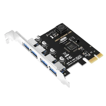  SSU 4-портовая плата расширения USB 3.0 PCI-E PCI Express Pcie USB 3.0 HUB Адаптер 4-портовый контроллер USB3.0 USB3.0 Pcie