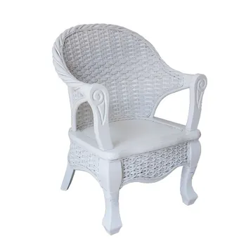  Агатовый ротанг тканый слоновая кость белый ротанговый стул балкон набор стульев для отдыха boss домашний ротанг