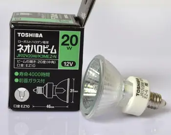  лампа TOSHIBA JR12V20W/K3MEZ-N JR12V20W/K3M EZ-N EZ10, 12 В 20 Вт 20D JR 12V20W/K3M EZ-N лампа