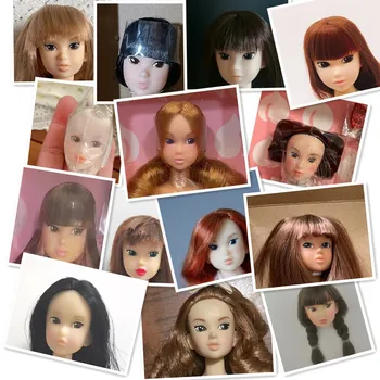  30см Оригинальная голова момоко кукла головы Модная лицензия голова качество куклы головы девочки Одевание DIY игрушечная часть