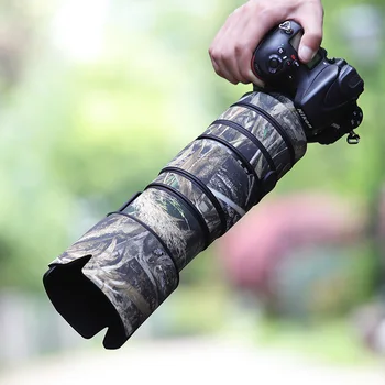  Для Nikon AF-S NIKKOR 80-400mm F4.5-5.6 G ED VR Водонепроницаемый камуфляж Пальто Дождевик Защитный чехол Чехол Нейлоновые пистолеты Ткань