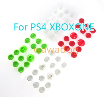  8 комплектов Кнопка 14 в 1 для PS4 Тонкая ручка Коромысло Колпачок Разделенная грибовидная головка Кнопка для Xbox One Нескользящие крышки для большого пальца