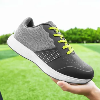  Профессиональная обувь для гольфа для мужчин Синяя белая спортивная обувь Мужская сетчатая дышащая обувь для ходьбы Мужчина Роскошный бренд Гольф Тренировки Мужчины