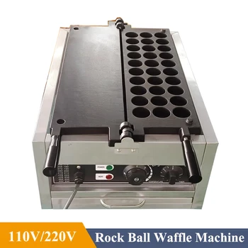   18 кг Флип Вафельный пекарь Железный кухонный соус Rock Ball Электрический напильник Вафельная машина в форме шарика