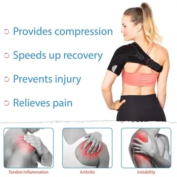  2022новый регулируемый левый / правый плечевой поддерживающий бандаж защита плечевого пояса от боли в суставах спортивное тренировочное оборудование