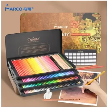  Дань рисованию 10 карандашей, многослойные идеальные мастера для цветных 150 карандашей Коллекция с эскизом Марко