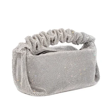  KUROYABU Роскошная дизайнерская шикарная сумка с кристаллами и бриллиантами Инкрустированная бриллиантами сумка под мышками Изысканная вечерняя сумка через плечо большой емкости