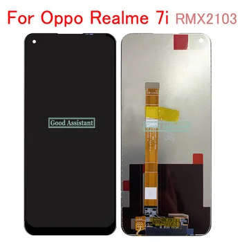   ЖК-дисплей Дигитайзер с сенсорным экраном Полная сборка для Oppo Realme 7i RMX2103 Запасные части ЖК-дисплея для мобильного телефона