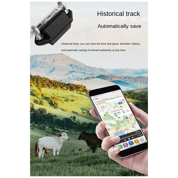   Глобальный универсальный GPS-локатор для крупного рогатого скота и овец, домашних животных, устройство для защиты от потери, специализированный GPS-локатор, простой в использовании