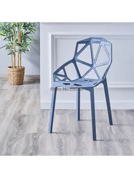  Nordic net красный обеденный стул современный минималистичный домашний стул легкий роскошный пластиковый стул со спинкой письменный стул для макияжа стул для отдыха