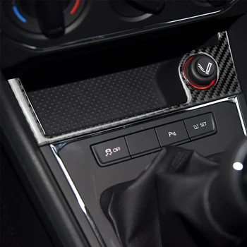  Панель прикуривателя из углеродного волокна Внутренняя отделка крышки для VW LAVIDA 2015 2016 2017 Наклейка аксессуаров для стайлинга автомобиля