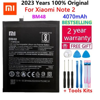  Xiao Mi Оригинальный Аккумулятор Телефона BM48 для Xiaomi Note 2 Note2 Высококачественный сменный аккумулятор 4070 мАч + Бесплатные инструменты