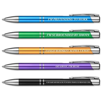  5 шт. Funy шариковые ручки набор ругательств ежедневная ручка грязные ругательства ручки для каждого дня недели забавные офисные подарки
