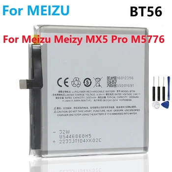  Высококачественный аккумулятор BT56 емкостью 3050 мАч для сотового телефона Meizu Meizy MX5 Pro / Pro 5 Pro5 M5776