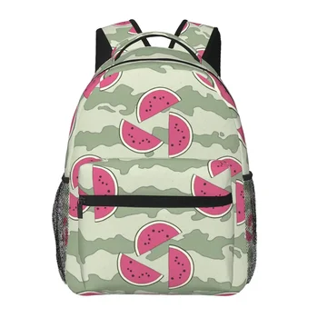  2023 Модный рюкзак Абстрактный арбузный дорожный рюкзак для подростка, девочки, мальчика, школьная сумка Mochilas