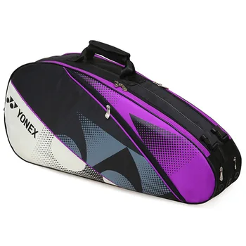  Подлинная профессиональная сумка для бадминтона Yonex Спортивный рюкзак унисекс с отделением для обуви Вмещает большинство аксессуаров для бадминтона