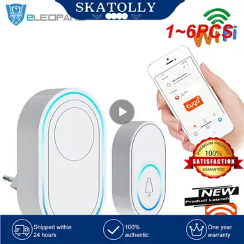 1 ~ 6 шт. Tuya Smart WiFi Инфракрасные детекторы Датчик движения Сигнализация, совместимая с приложением Tuyasmart Smart Life