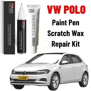  Для VW POLO Paint Touch Up Pen Kit Черный Белый Краска Царапина Ремонт Набор Аксессуары Volkswagen Paint Pen Auto Paint Fixer Care