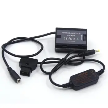  D-TAP Фиктивный кабель батареи 12-24 В для NP-W235 NPW235 NPW235 для камеры Fuji X-T4 XT4