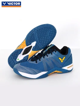  Новая обувь для бадминтона Victor для мужчин и женщин Дышащие высокоэластичные нескользящие спортивные кроссовки Теннис S82 Caiyun
