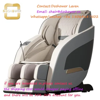  Роскошное массажное кресло с электрическим реклайнером с 3D-массажным креслом невесомости для офисного массажного кресла для всего тела
