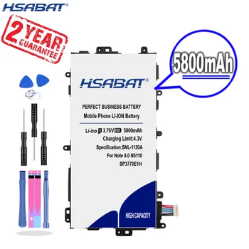  Новое поступление [ HSABAT ] 5800 мАч SP3770E1H Сменный Аккумулятор для Samsung Galaxy Note 8.0 N5100 N5120 N5110 GT-N5100 GT-N5110