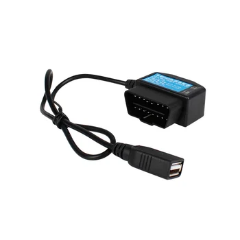  24 часа 5 В 3 А USB Автомобильный кабель для зарядки OBD Hardwire Комплект с переключателем 0,5 метра провода для видеорегистратора Видеорегистратор Автомобильный видеорегистратор
