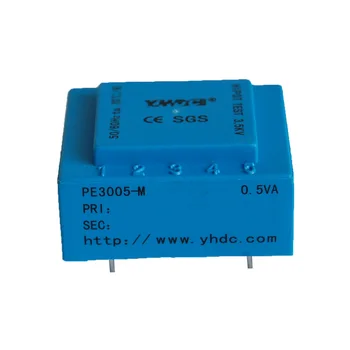  YHDC PE3005-M 0,5 ВА 220 В 12 В Expory Resign Герметизированный изолирующий трансформатор Сварка печатных плат