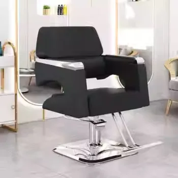  Маникюр Вращающиеся парикмахерские кресла Макияж Гидравлическое эргономическое оборудование Парикмахерские кресла Стилист Friseurstuhl Мебель для салона YQ50BC