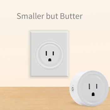  Mini Smart Plug US Smart Home WIFI Розетки Приложение Сопряжение Задержка времени Голосовое дистанционное управление Поддержка Amazon Echo Plus/show 2
