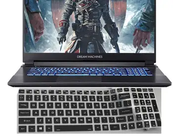 Силиконовая крышка клавиатуры для ноутбука Защитная кожа для красочных X17 Pro 17.3 DREAM MACHINES NH55RA NH55 RG3060 RG2070 серии