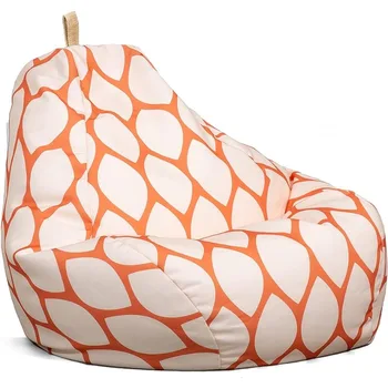  Big Joe Tuffet Weatherproof Bean Bag Chair, паприка Bella Sunmax, прочная атмосферостойкая ткань, каплевидная 2,5 фута