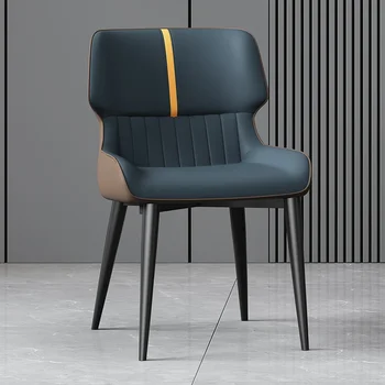  Роскошные современные стулья Минималистичный макияж для спальни Скандинавский стул для отдыха Креативная кухня Sillas Comedor Уличная мебель SGQ40