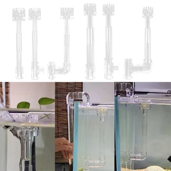  Прочный скиммер для прозрачных аквариумов с очистителем поверхности Transparent Pipe Spin