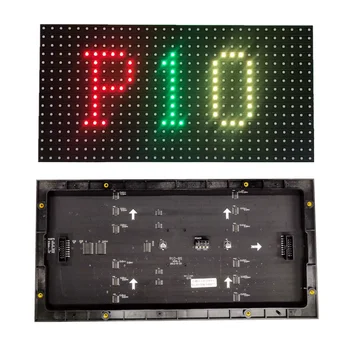   Внутренний светодиодный модуль P10 RGB Полноцветный 320 * 160 мм SMD Полноцветный светодиодный дисплей Матричный рекламный щит