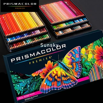  24 48 72 132 150 Prismacolor Набор цветных карандашей Soft Core Масляный цветной карандаш Цвета Crayon De Couleur Художественные принадлежности Художники