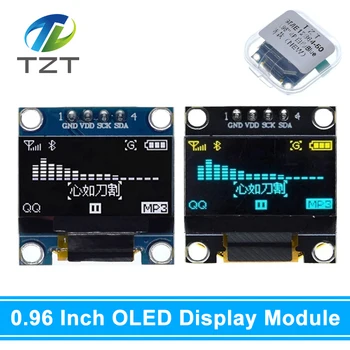  DIYTZT Оригинальный 0,96-дюймовый OLED IIC последовательный белый OLED-дисплей Модуль 128X64 I2C SSD1306 12864 ЖК-экран для Arduino