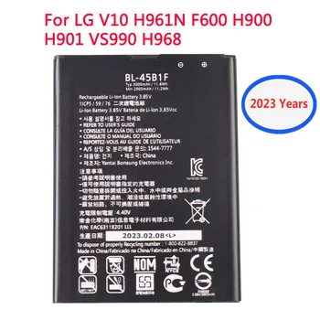  2023 года Новый оригинальный аккумулятор BL45B1F для LG V10 H961N F600 H900 H901 VS990 H968 BL 45B1F 3000 мАч Батарея мобильного телефона
