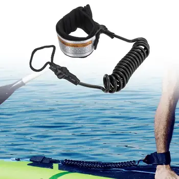  Доска для серфинга Манжета на запястье ТПУ Спиральный поводок для бодибординга Гибкость Доска для серфинга Поводок для доски для серфинга Полезно для парусной лодки