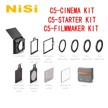  NISI C5-MATTE BOX STARTER/FILMMAKER/CINEMA Kit Filter Frame Adapter Ring для DSLR Беззеркальная камера Аксессуары для фотографии