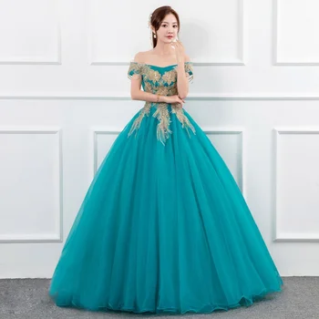  Host платья gala голубое кружевное свадебное платье с открытыми плечами для вечеринок