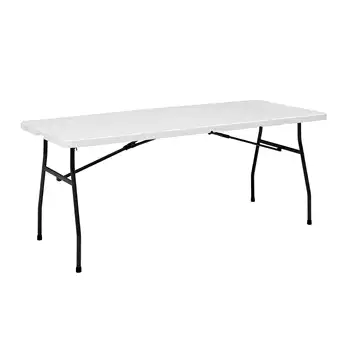  Бесплатная доставкаMainstays 6-футовый складной стол премиум-класса, белый гранит