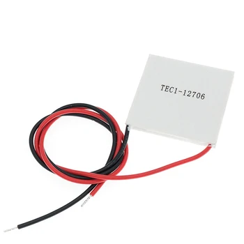  TEC1-12706 Термоэлектрический охладитель Пельтье DC12V 50-60W-30° до 70° TEC1 12706 Ячейки радиатора Модуль Peltier Elemente