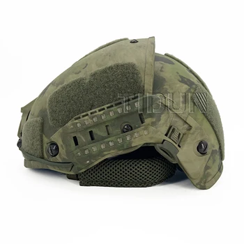  IIIA Шлем AF с высококачественным подвесным вкладышем Wendy Камуфляжный шлем цвета мха с высоким вырезом