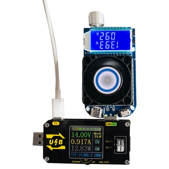  USB Цветной экран Тестер зарядки Измеритель напряжения и тока Напряжение повышения ЧПУ Источник питания Зарядное напряжение Измеритель тока XY-UMPD
