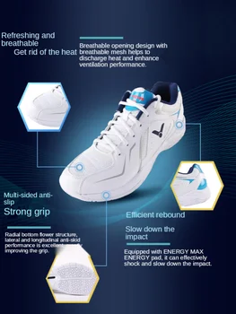  VICOTR Обувь для бадминтона для мужчин и женщин Дышащие высокоэластичные нескользящие спортивные кроссовки A00P